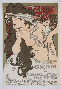 XX. udstilling af Salon des Cent, 1896. af Alphonse Mucha