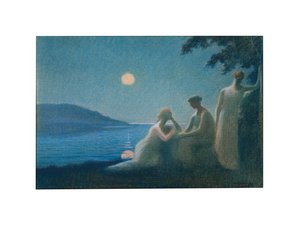 Under en månestråle, ca. 1895