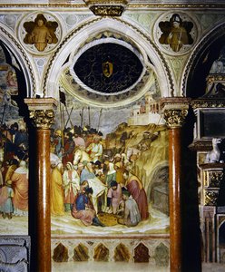 Soldater spiller terninger (fresco)