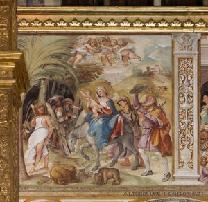 Presbytery, Seventh North Span, Flight to Egypt, Altobello Melon af Altobello Melone