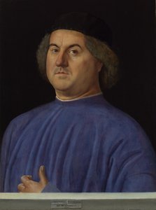 Portræt af en mand, 1497 af Alvise Vivarini