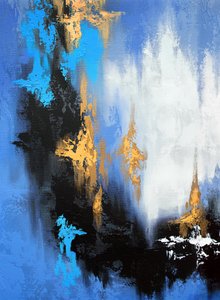 Dynamisk Blå Guld af Alyson Storms