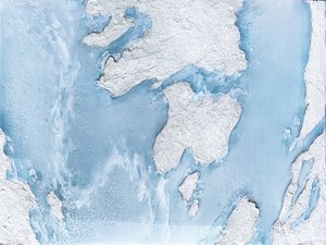 Gletscherblå strøm af Alyson Storms
