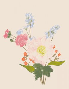 Blid blomsterbuket af Alyssa Hamilton