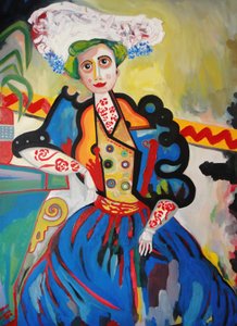 A Woman (olie på lærred)