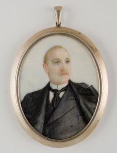 Portræt af en mand, muligvis Richard Townsend af Amalia Kussner