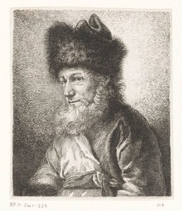 Portræt af Michel Hirsch, rabbiner i Potsdam