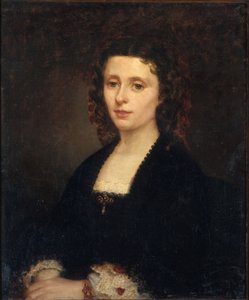 Portræt af Athenais Mialaret 1826-1899, 1855. af Amandine Parrot