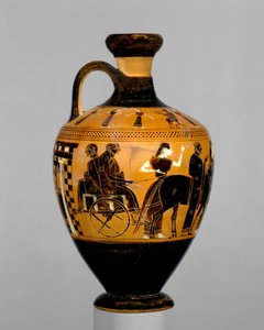 Lekythos, ca. 550-530 f.Kr. (terracotta)