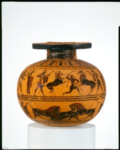 Terrakotta aryballos (olieflaske), ca. 550 f.Kr. (terracotta)