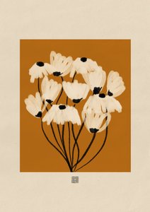 Hvid blomsterbuket af Amaze Atelier