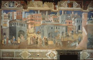 God regeringsførelse af Ambrogio Lorenzetti