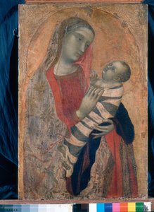 Madonna og barn, 1320-23 af Ambrogio Lorenzetti