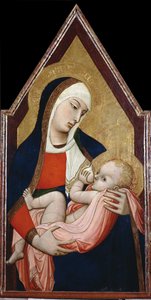 Madonna af mælken, mellem 1325 og 1348 af Ambrogio Lorenzetti