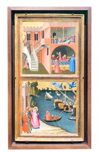 Historier om Sankt Nikolaus liv af Ambrogio Lorenzetti