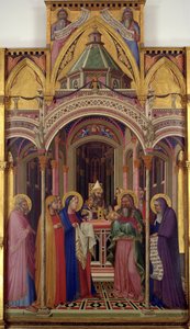 Præsentationen i templet, 1342 af Ambrogio Lorenzetti
