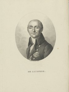 Bernard-Germain-Etienne de la Ville-sur-Illon, greve af Lacépède 1756-1815, ca. 1810. af Ambroise Tardieu