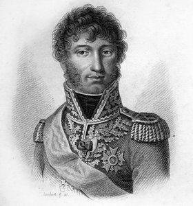 Joachim Murat (1767 - 1815), marskal af Frankrig, konge af Napoli i” Portrætter af de franske generaler efter franskmændenes sejre og erobringer”” Indgraveret af Ambroise Tardieu i 1818. Stella Collection. af Ambroise Tardieu