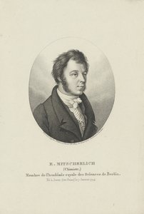 Portræt af Eilhard Mitscherlich 1794-1863, ca. 1830-1840. af Ambroise Tardieu