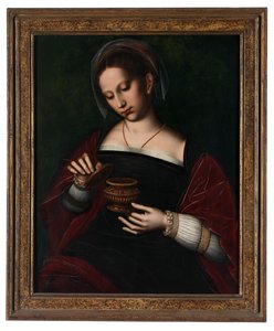Maria Magdalena (olie på lærred) af Ambrosius Benson