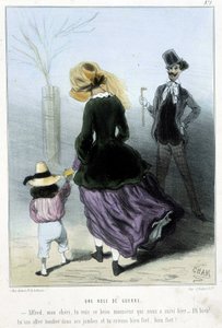 En krigslist - i "" Madeleines"" af Cham, v.1870-1880 af Amédée de Noé