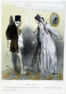 Crrre hund! - i “” Madeleines”” af Cham, c.1870-1880 af Amédée de Noé