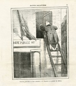 Illustration af Cham (1819-1879) i Le Charivari af Amédée de Noé