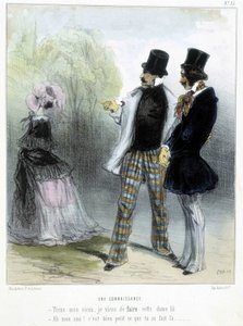 En bekendt - i "" Madeleines"" af Cham, ca. 1870-1880 af Amédée de Noé