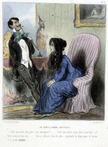 En kunstig gentleman - i "" Madeleines"" af Cham, ca. 1870-1880 af Amédée de Noé