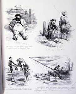 illustration til Kunsten at fede og tabe sig af Amédée de Noé