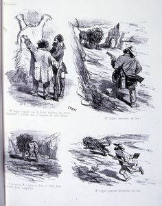 illustration til Kunsten at fede og tabe sig af Amédée de Noé