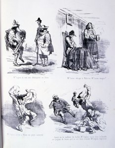 illustration til Kunsten at fede og tabe sig af Amédée de Noé