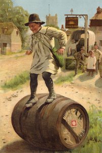 Farlig sport (farve litho)
