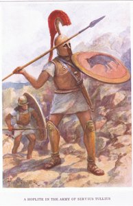 En hoplit i Servius Tullius