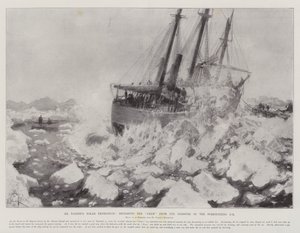 Dr. Nansen Polar Ekspedition, frigør rammen fra trykket fra den omgivende is