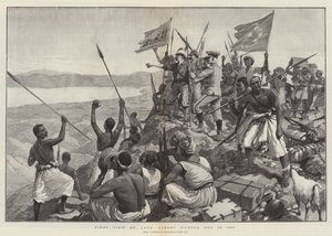 Første udsigt over Albert-søen Nyanza, 13. december 1887