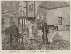 Hypatia, på Haymarket Theatre, Issachars fristelse af Orestes