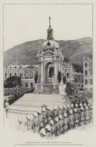 Jubilæumsstatue af dronningen afsløret i Hong-Kong af Amedee Forestier