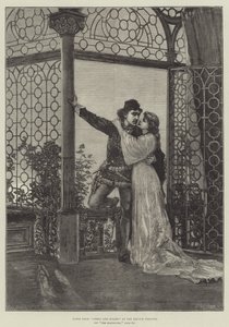 Scene fra Romeo og Julie, på Lyceum Theatre