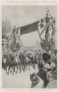Hertugen og hertuginden af Cornwall og Yorks hjemkomst