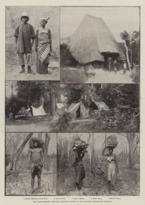 Grænsespørgsmålet mellem Lagos og Dahomey, scener i det omstridte baglandsdistrikt af Amedee Forestier