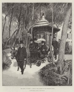Dronningen i Hyeres, en Drive in the Gardens of the Hermitage Hotel