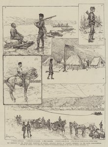 Oprøret i Canadas nordvestlige territorium, canadisk milits ved Clark