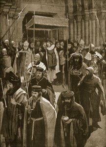 Frikvarteret efter kroningen af Richard II, Vigil of St. Kenelm, 16. juli 1377, fra 