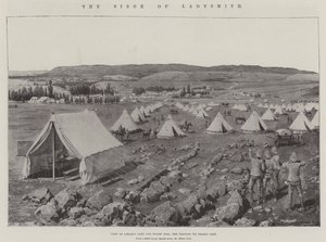 Belejringen af Ladysmith litho af Amedee Forestier