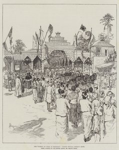 Indiens vicekonge i Mandalay, forbi Moolla Ismails bue