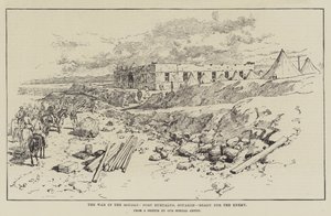 Krigen i Soudan, Fort Euryalus, Souakim, klar til fjenden af Amedee Forestier