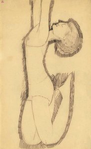 Anna Akhmatova som akrobat, 1911 af Amedeo Modigliani