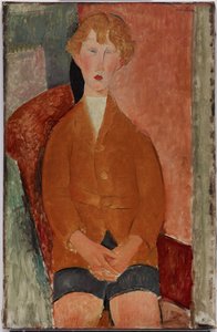 Dreng i korte bukser af Amedeo Modigliani