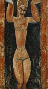 karyatid; Cariatide, ca. 1911-1913 af Amedeo Modigliani